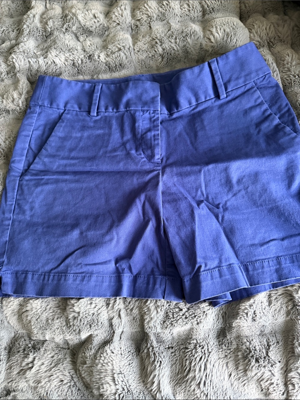 LOFT Indigo-Periwinkle Tailored Shorts